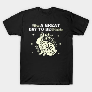 It's A Great Day To Be A Rabbit T-Shirt